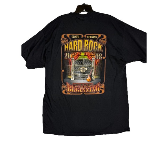 Hard Rock Park Other - Hard Rock Park Myrtle Beach Grand Opening 2008 Graphic T Shirt Mens XL Black
